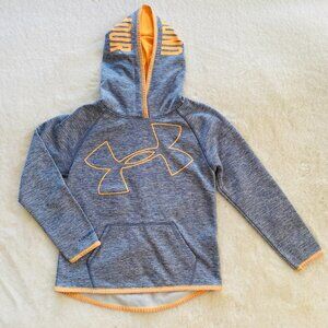 Under Armour Hoodie Pull Over Hooded Sweatshirt with Pockets Size Medium Girls